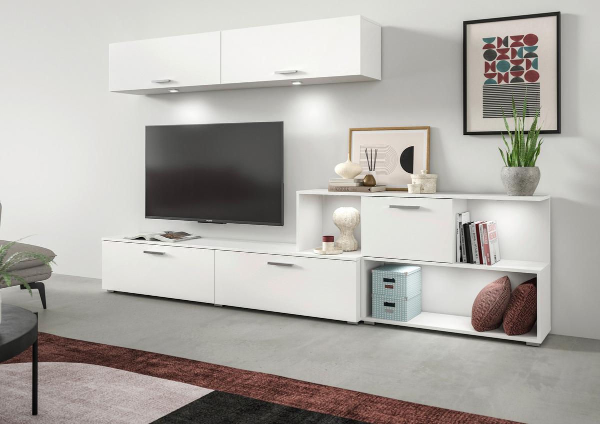 Szekrénysor Chepo - fehér, Design, faalapú anyag (277/102/35cm) - MID.YOU
