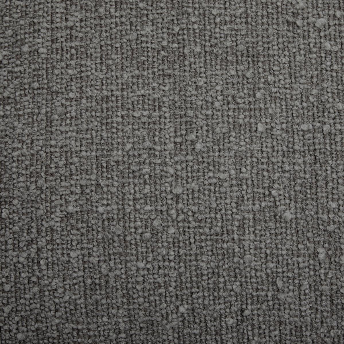 3-Sitzer-Sofa Aurora Grau Bouclé - Schwarz/Grau, Trend, Textil (227/92/105cm) - Livetastic
