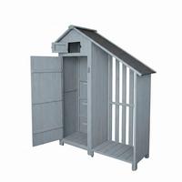 Werkzeugschrank mit Anbau Akazie, sichere Aufbewahrung - Grau, Basics, Holz (131/54/180cm)
