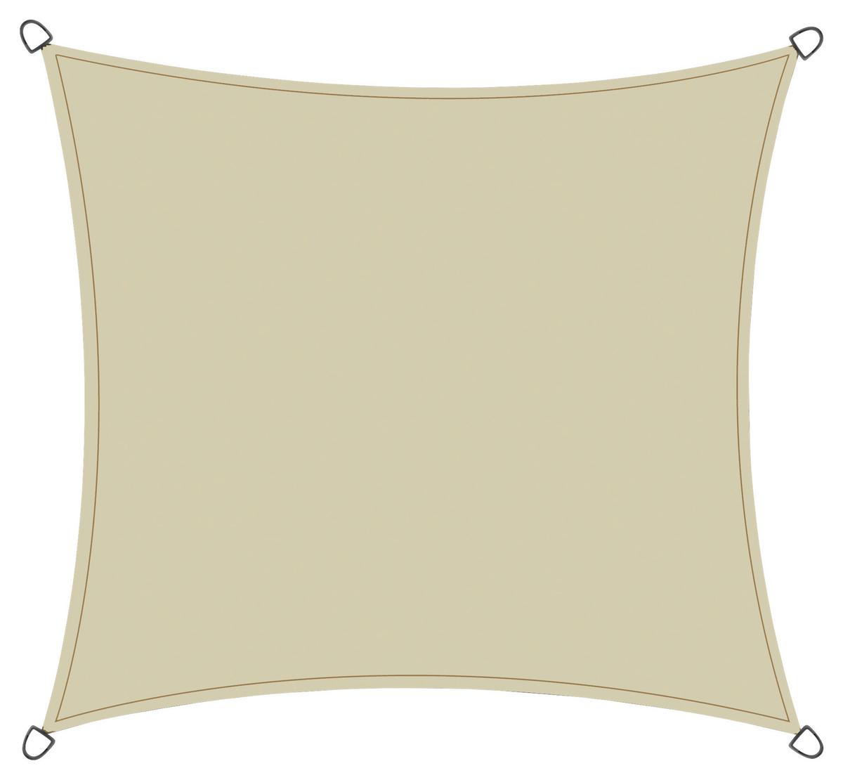 Gartensonnensegel K95887 - Ecru, KONVENTIONELL, Textil/Metall (360/360cm) - Siena Garden