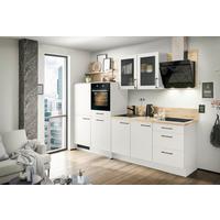 Küchenblock Ip2200 - Eichefarben/Hellgrau, MODERN, Holzwerkstoff (283,7cm) - Impuls