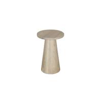 Beistelltisch Cone Weiß B: 35 cm - Schwarz/Weiß, Design, Holz (35/60/35cm) - MID.YOU