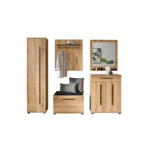 GARDEROBE Cantara Eichefarben B: 230cm - Eichefarben, MODERN, Holzwerkstoff (230/201/39cm) - MID.YOU