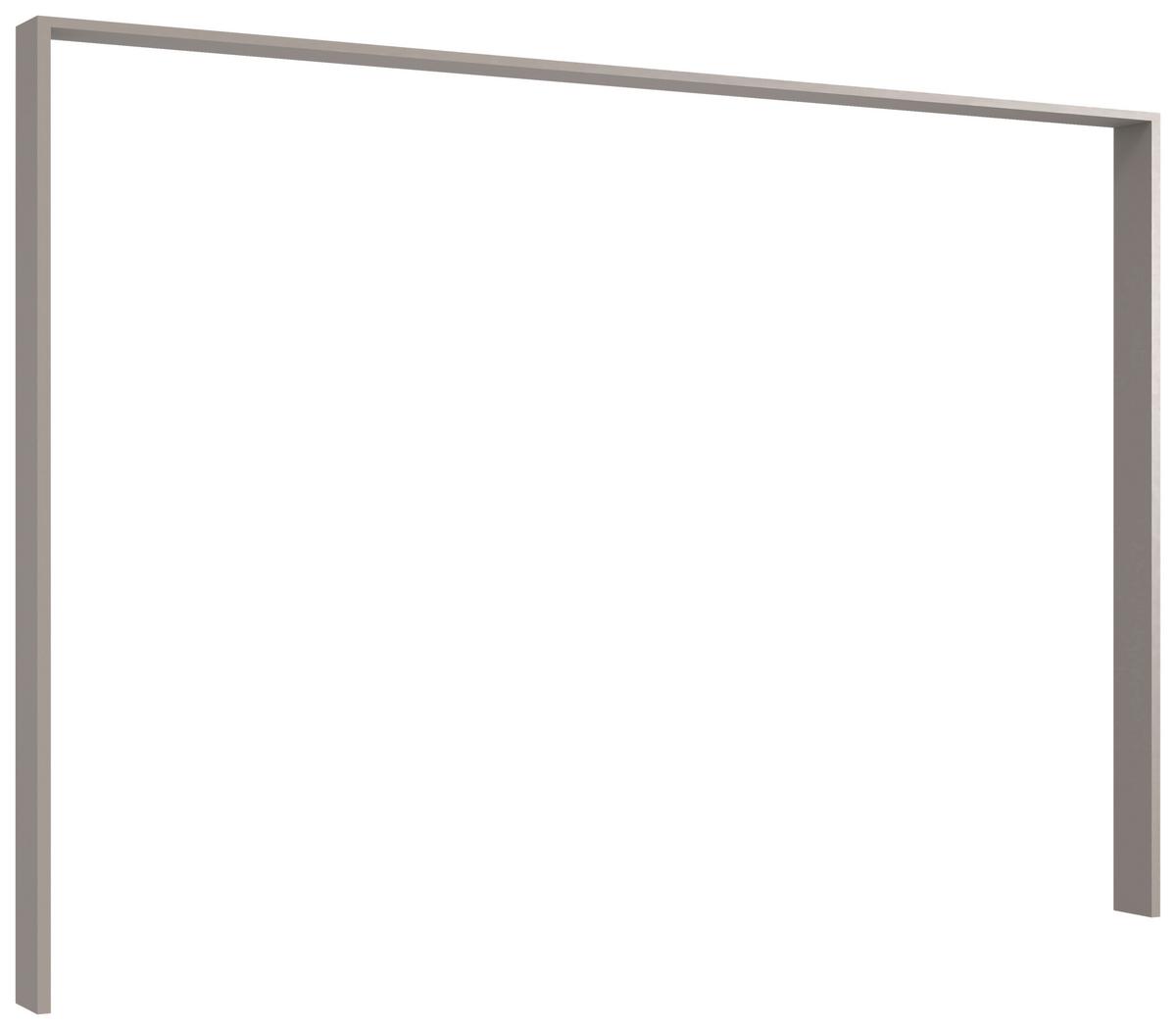 Passepartoutrahmen Saigon Greige, Für B: 270 Cm - Greige, MODERN, Holzwerkstoff (273/213/12cm) - MID.YOU