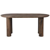 Esstisch Edda Walnussfarben L: 180 cm - Walnussfarben, Basics, Holzwerkstoff (180/90/75cm) - Livetastic