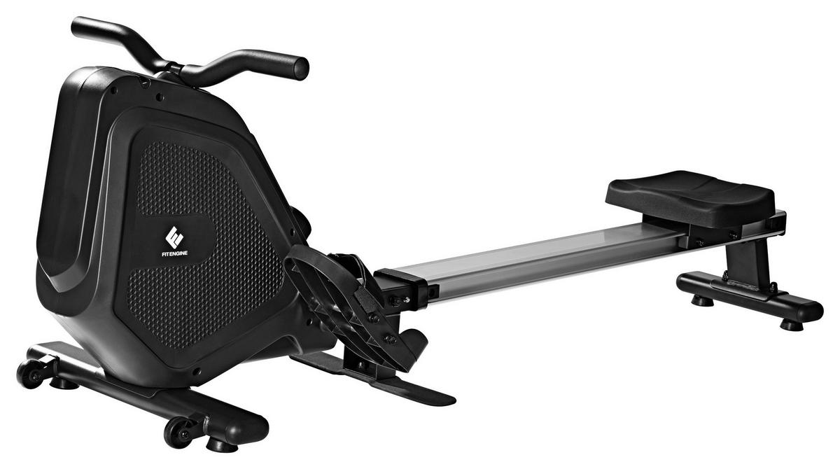 Rudergerät 09272 Fitengine Rudergerät - Schwarz, LIFESTYLE, Kunststoff/Metall (180/54/24,5cm)