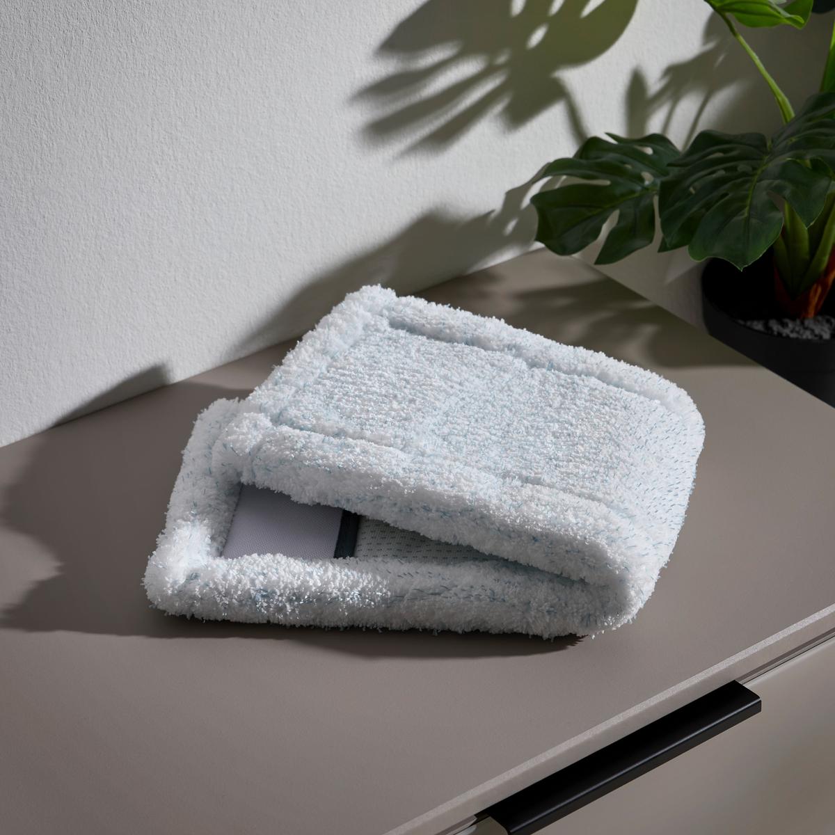 Potah na mop Paula - bílá/tyrkysová, Konvenční, textil (17/4/27cm) - Mömax