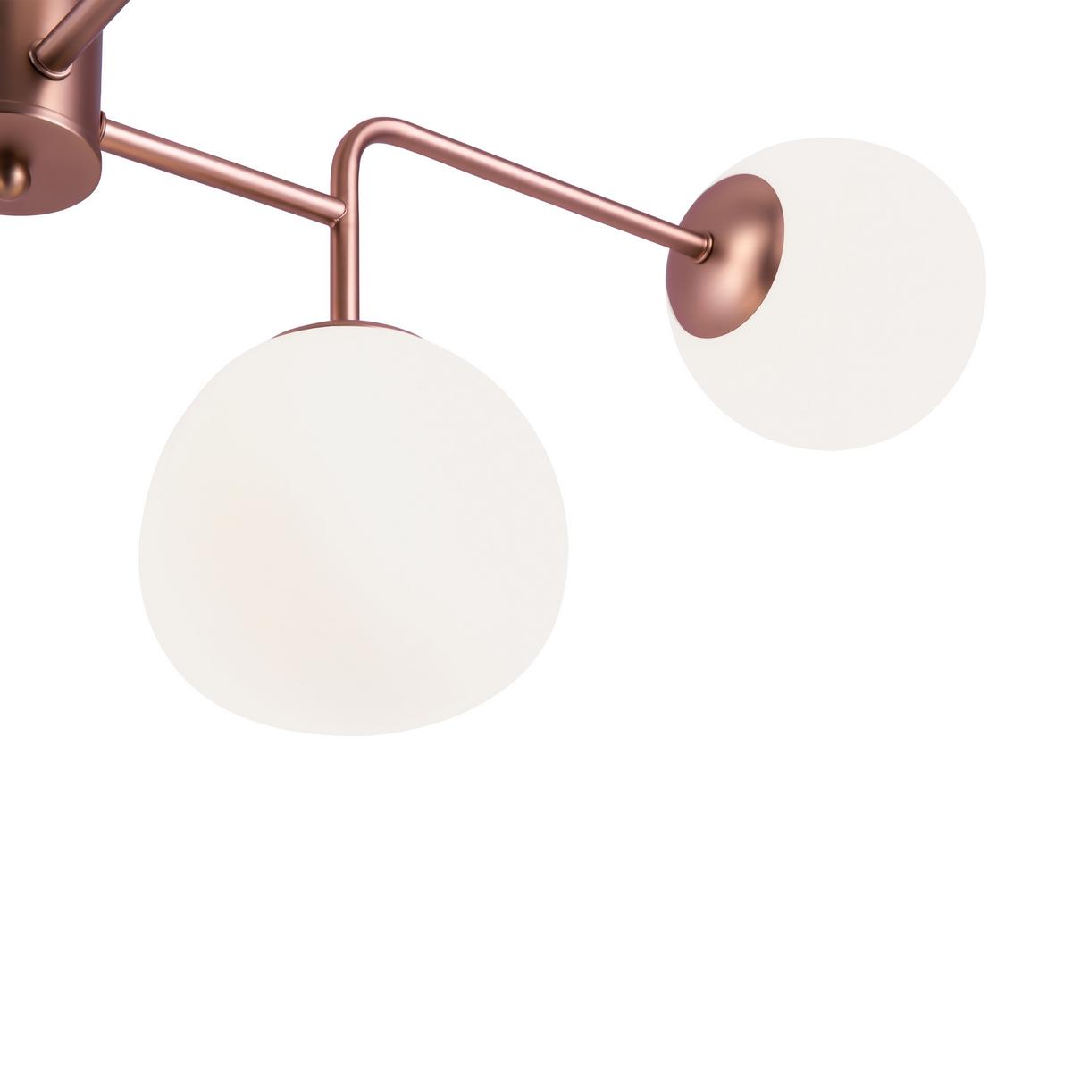 KRONLEUCHTER ERICH - Messingfarben, Trend, Glas/Metall (96/26,5/57cm) - MAYTONI