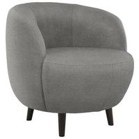 Sessel Looks Xiv - Graubraun/Schwarz, Design, Textil (72/72/76cm) - LOOKS by W.Joop
