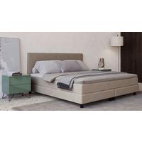 Box-ágy Andorra 160/200cm - bézs, Modern, faalapú anyag/textil (160/200cm) - MID.YOU