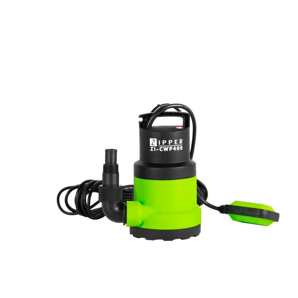 Pumpe 400 W 7300 L/H Klarwasser Transportabel - Grün, Basics, Kunststoff - Zipper