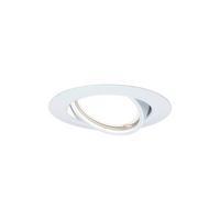 Einbauspot Ø 9 cm Weiß kippbar - Weiß, Design, Metall (9/9/7,5cm) - Paulmann