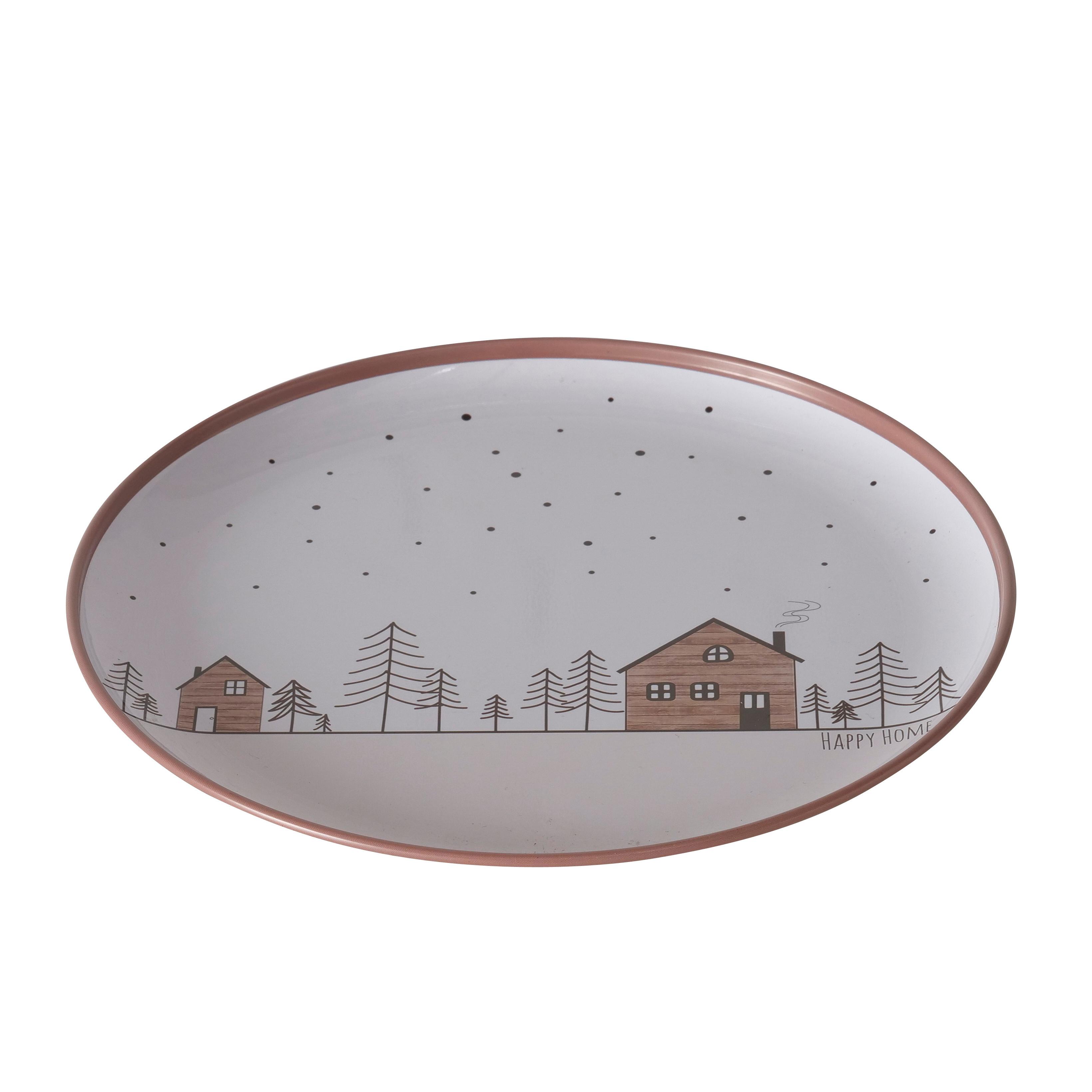 DEKORAČNÍ TALÍŘ HOMEWOOD I -PAZ- - Romantický / Rustikální, kov (20cm) - Modern Living