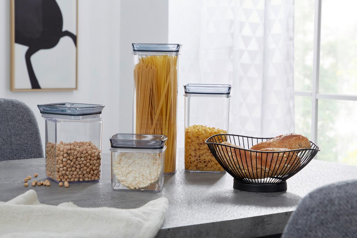 Obstschale Aus Eisen Gerlinde 23x23x9,5 Cm, Schwarz - MODERN (23/23/9,5cm) - Luca Bessoni