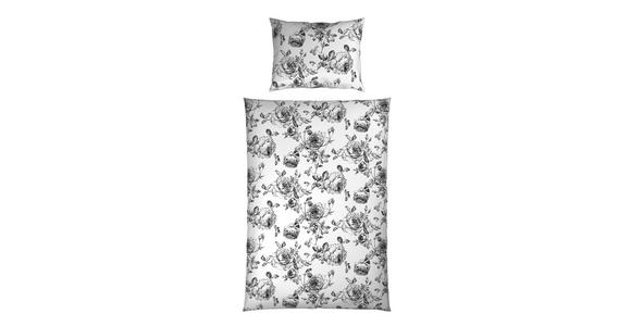 Bettwäsche Rose - Schwarz, ROMANTIK / LANDHAUS, Textil - James Wood