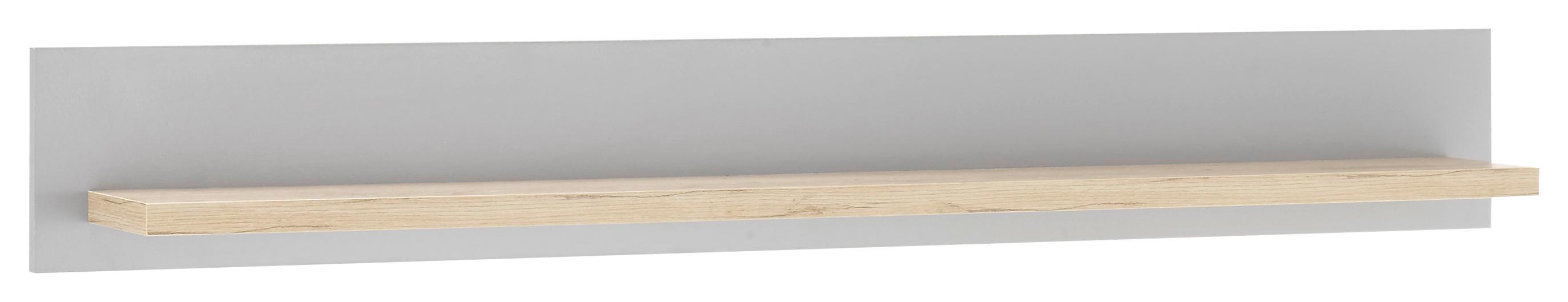 Wandboard Chambord Hellgrau/Eiche Dekor B: 150cm - Eichefarben/Hellgrau, Design, Holzwerkstoff (150/20/19cm) - MID.YOU