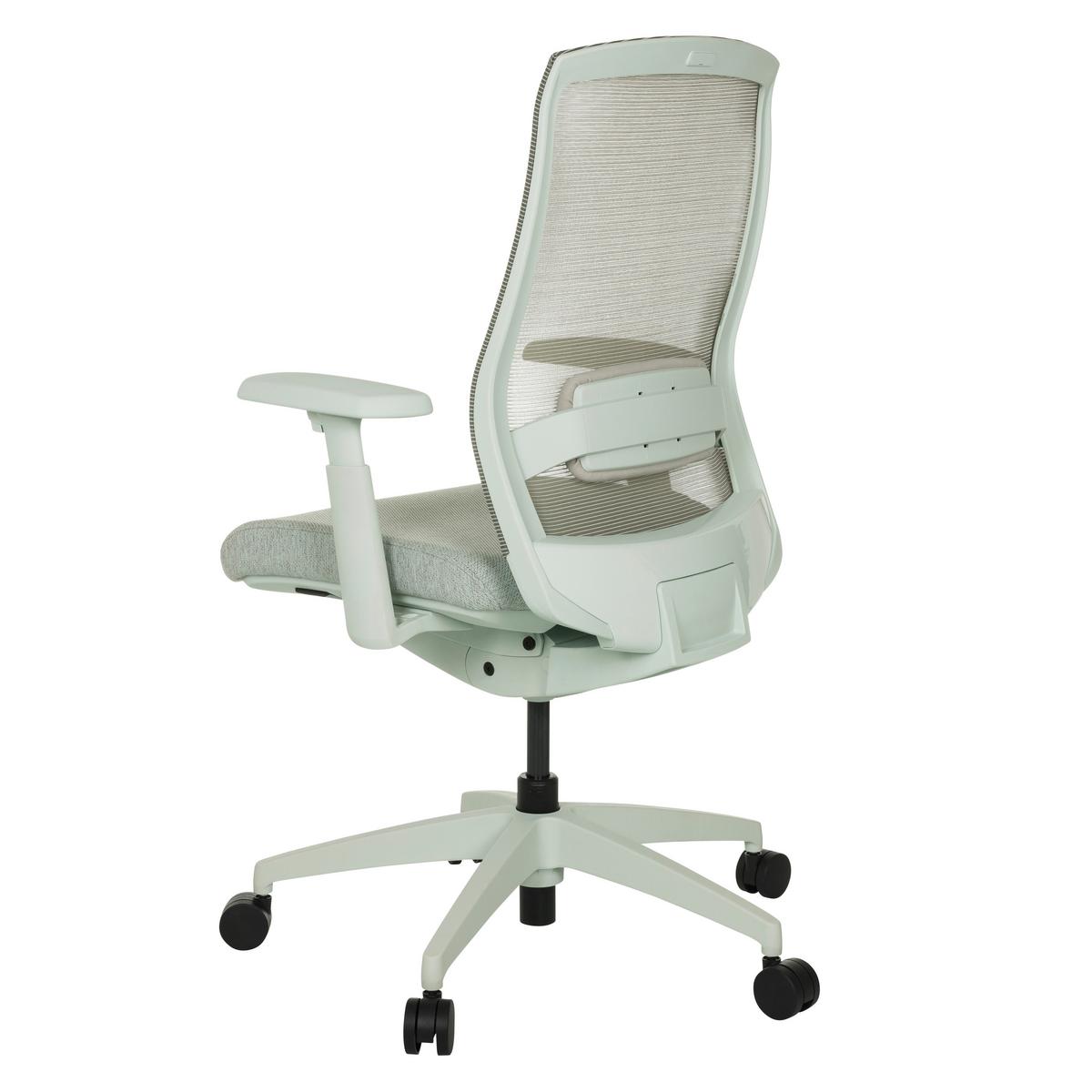 Drehstuhl Colore Grau B: 65 cm - Grau, MODERN, Kunststoff/Textil (65/95 - 103/70cm) - MID.YOU