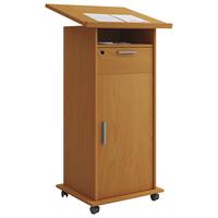 Stehpult Mit Stauraum B: 60 Cm H: 120 Cm Meeta, Buche Dekor - Buchefarben, Basics, Holzwerkstoff (60/50/120cm) - MID.YOU