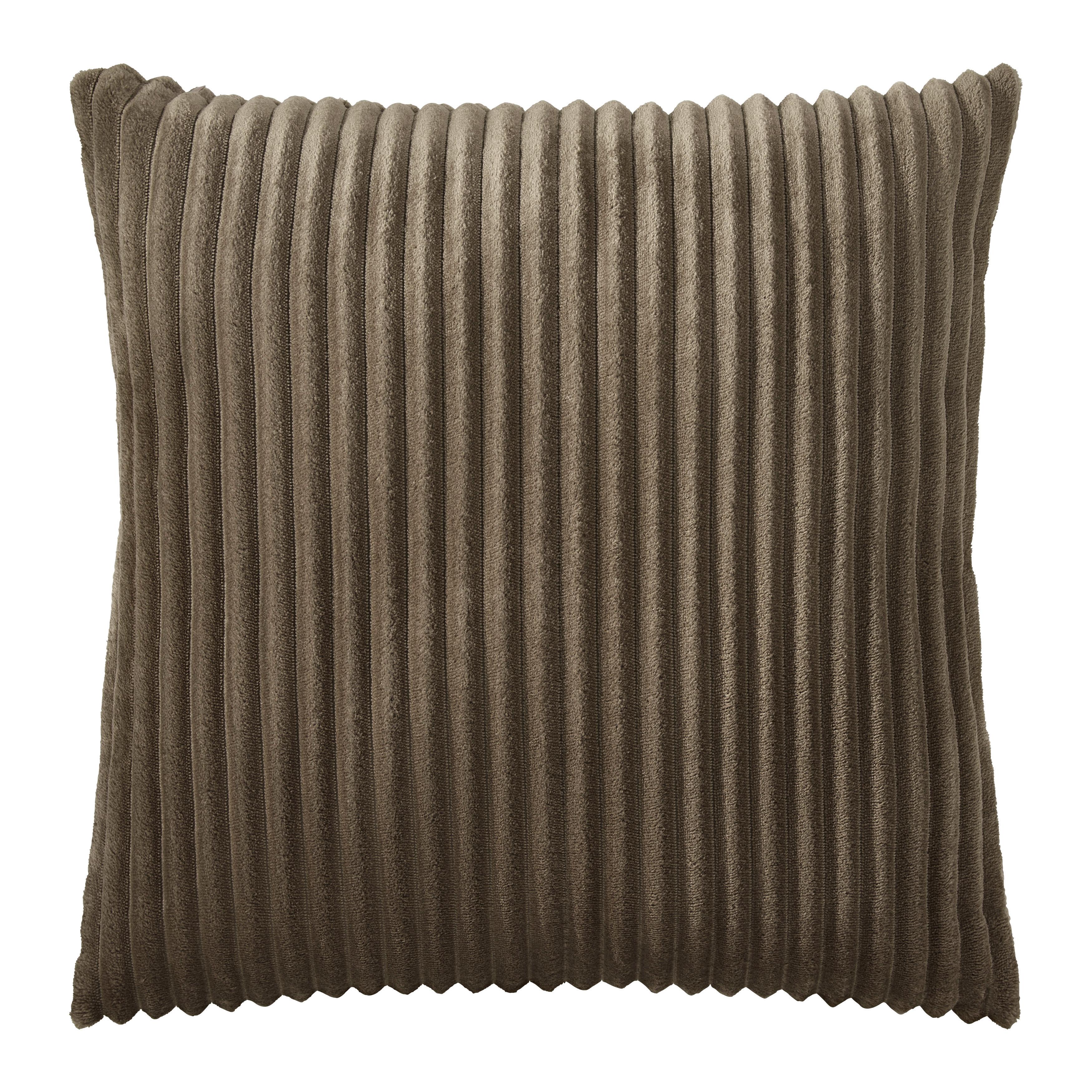 DEKORAČNÝ VANKÚŠ CORDI - hnedá, Konventionell, textil (45/45cm) - Modern Living
