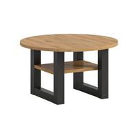 Couchtisch Seattle Eiche Atisan B: 75 cm - Eiche Artisan/Grau, Design, Holzwerkstoff (75/42/75cm) - Livetastic