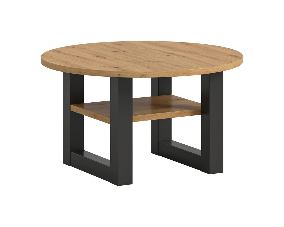 Couchtisch Seattle Eiche Atisan B: 75 cm - Eiche Artisan/Grau, Design, Holzwerkstoff (75/42/75cm) - Livetastic