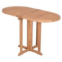 Gartentisch Klappbar Woodie Teakholz L: 120cm - Basics, Holz (120/60/75cm) - Gardenson