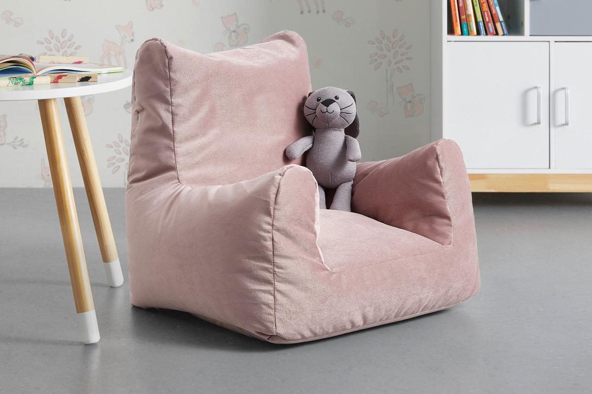 Sedací vak růžový - růžová, textil (70/55/70cm) - Modern Living
