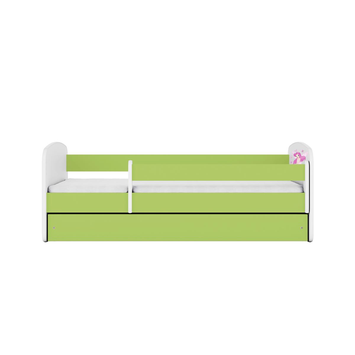 Kinder-/Juniorbett Babydreams Inkl. Matratze 80x160 - Birkefarben/Weiß, MODERN, Holz/Holzwerkstoff (80/160cm) - MID.YOU