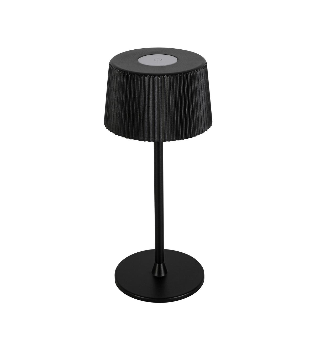 NABÍJATEĽNÁ STOLNÁ LAMPA THREMO - čierna/biela, Modern, kov/plast (11/30/21,1cm) - Mömax