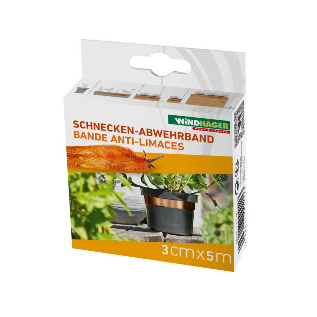 Schnecken-Abwehrband Schnecken-Abwehrband Kupfer - Kupferfarben, Basics (500/3cm) - Windhager