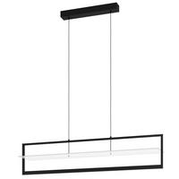 Led-hängeleuchte 390024 Farneta - Schwarz, Design, Kunststoff/Metall (98/18/150cm) - Eglo