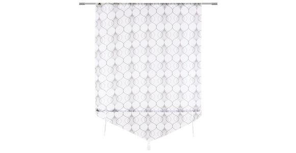 Raffrollo Nele Halbtransparent 80x140 cm Schnurzug - Taupe/Altrosa, MODERN, Textil (80/140cm) - Luca Bessoni