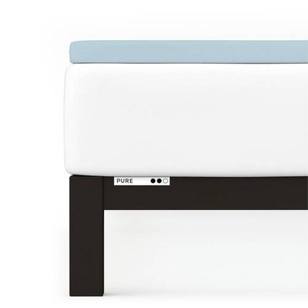 Topper-Spannleintuch Pure Topper - Hellblau, Basics, Textil (180-200/200-220cm) - Schlafgut