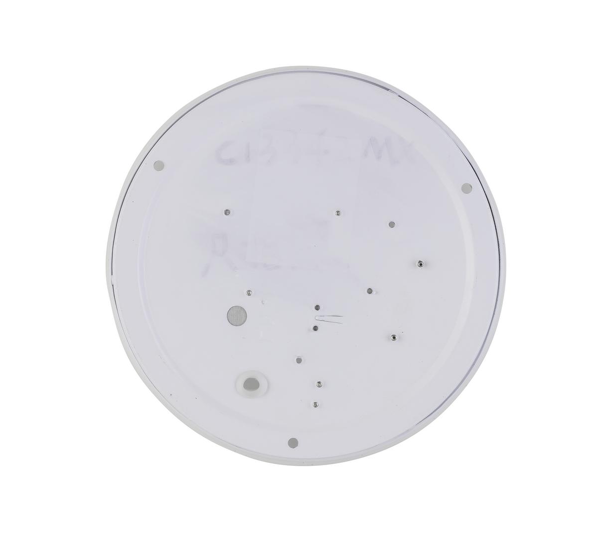 Led-deckenleuchte Bojan Ø 20 Cm Mit Sternenhimmel - Weiß, KONVENTIONELL, Kunststoff/Metall (20/5,5cm) - Luca Bessoni