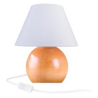 TISCHLEUCHTE 4110110 Ball - Natur - Naturfarben, Natur, Holz (20/27cm)