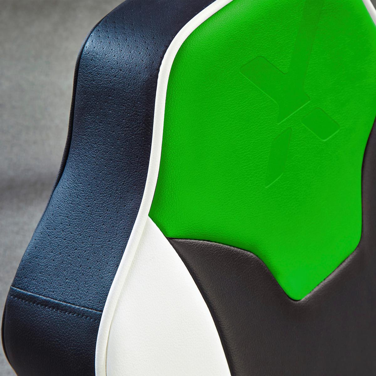 Gamingsessel Shadow 2.0 - Grün, MODERN, Textil (42/64/75cm) - X Rocker