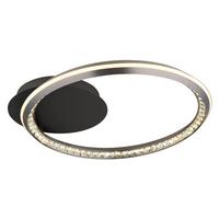 LED-Deckenleuchte 67329-30 Alaina - Opal/Grau, Design, Kunststoff/Metall (53/50/8cm) - Globo