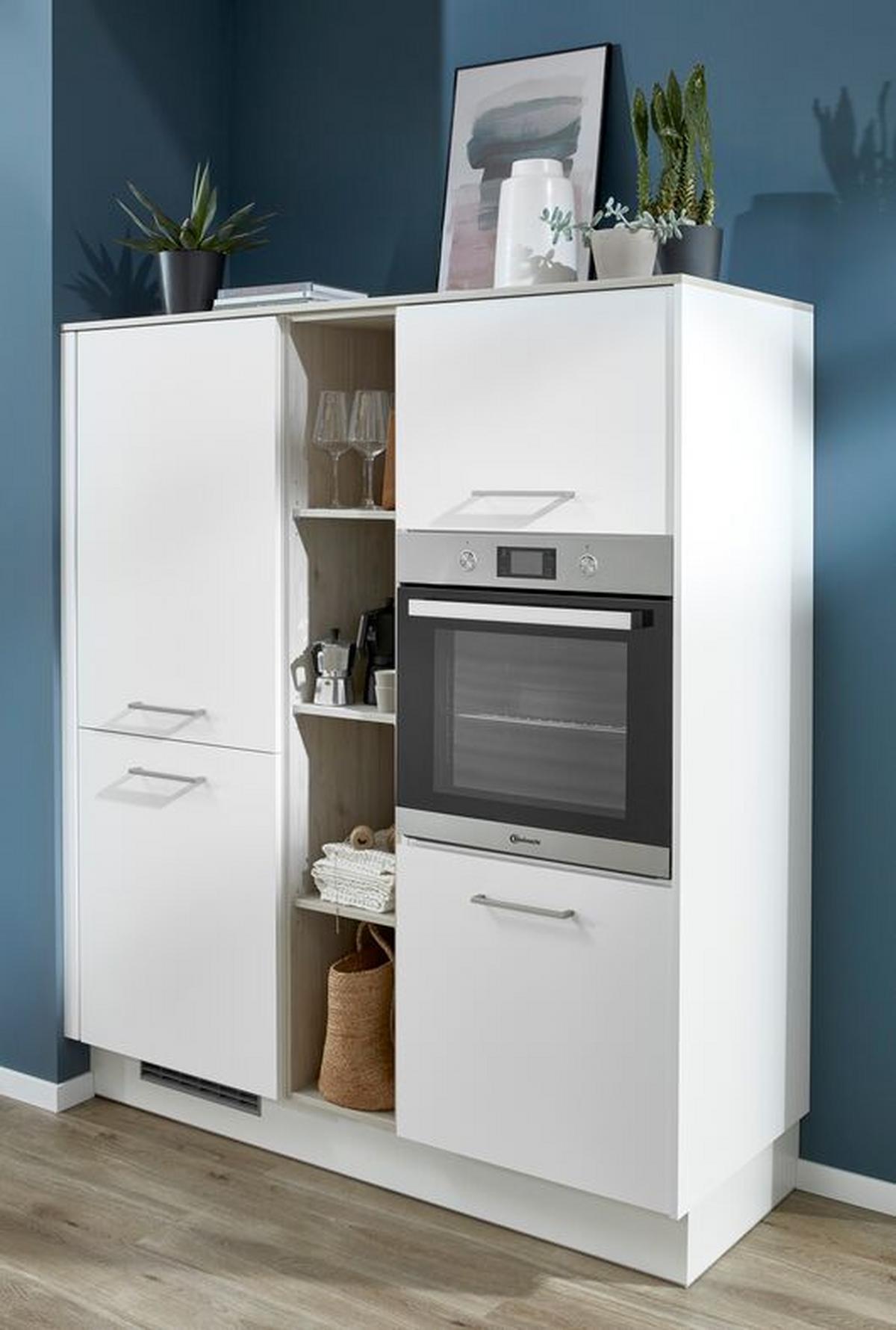 Einbauküche Ip3150 Frei Planbar Modernes Design - Anthrazit/Weiß, MODERN, Holzwerkstoff - Impuls