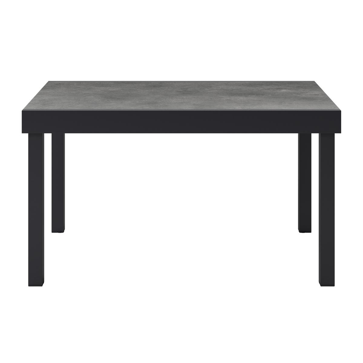 Gartentisch ausziehbar Toledo Metall L 135-270 cm - Grau, MODERN, Metall (135-270/75/90cm) - Beldano