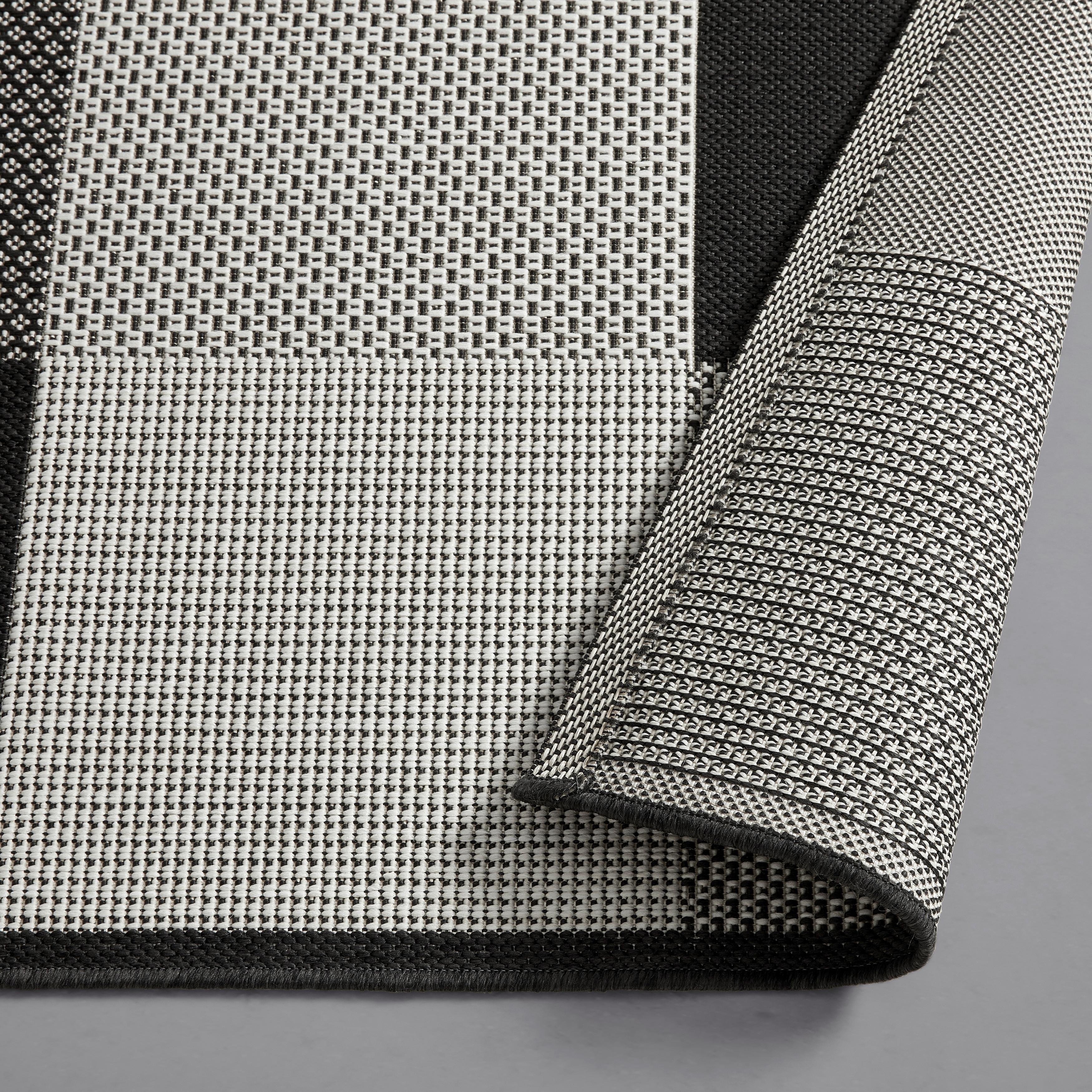 PLOCHO TKANÝ KOBEREC NOAH - čierna/biela, Modern (160/230cm) - Mömax