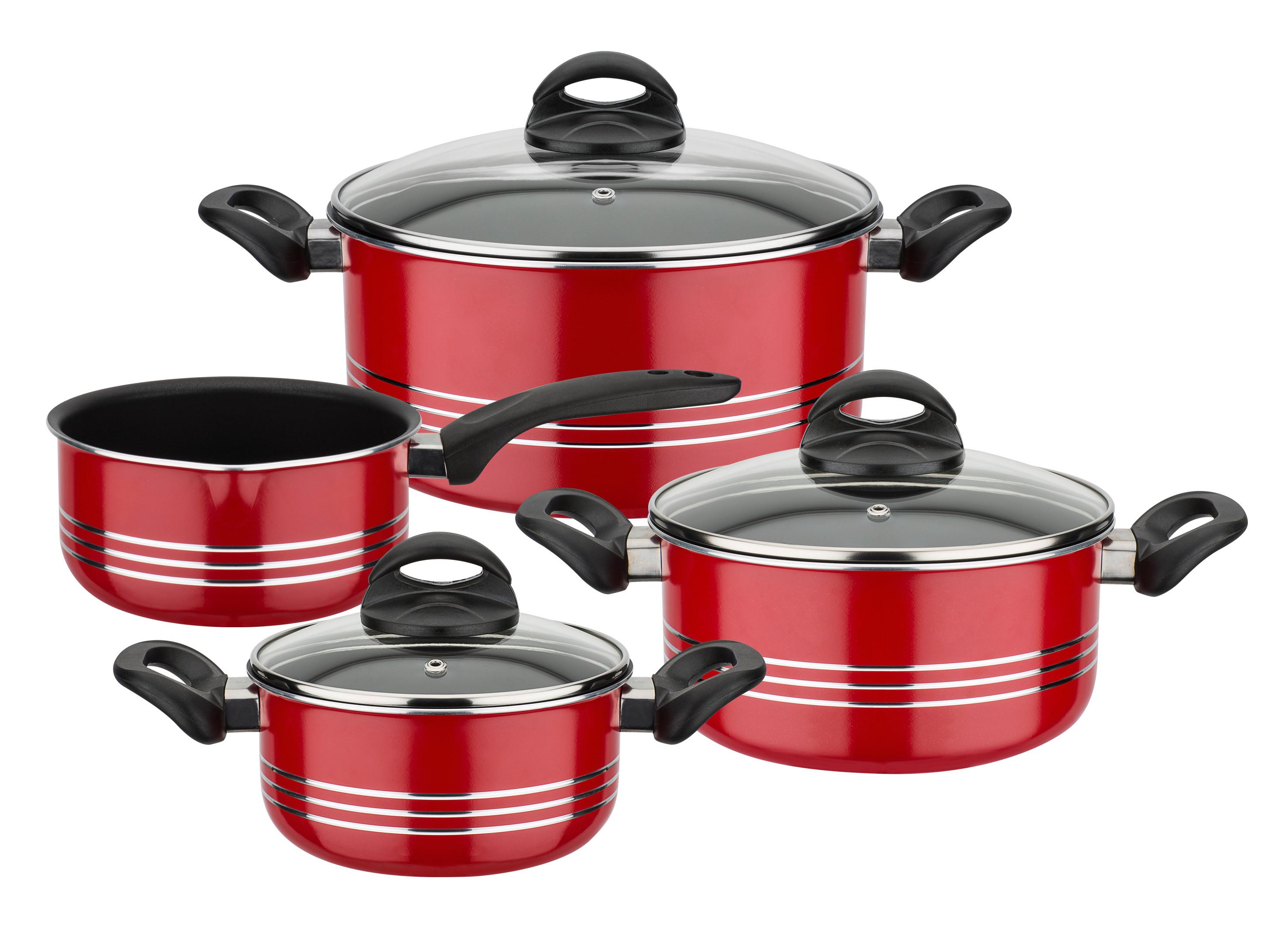 SADA HRNCOV MILANO - červená, Basics, kov (16cm) - GSW
