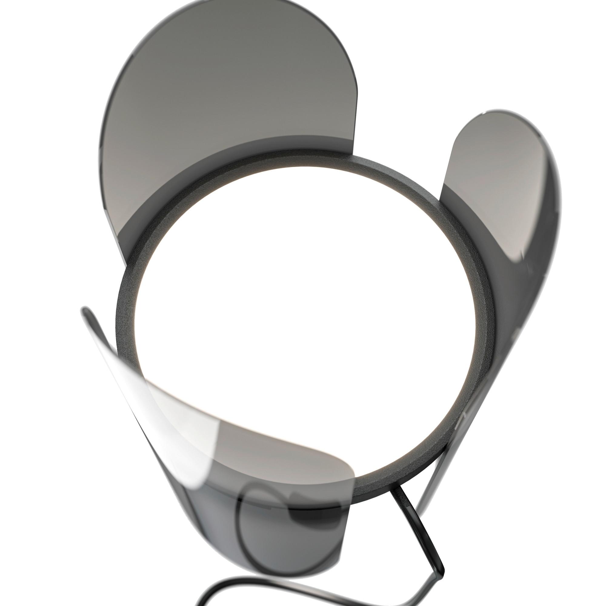 Tischleuchte Insight - Transparent/Schwarz, Trend, Kunststoff/Metall (15/30/15cm) - MAYTONI