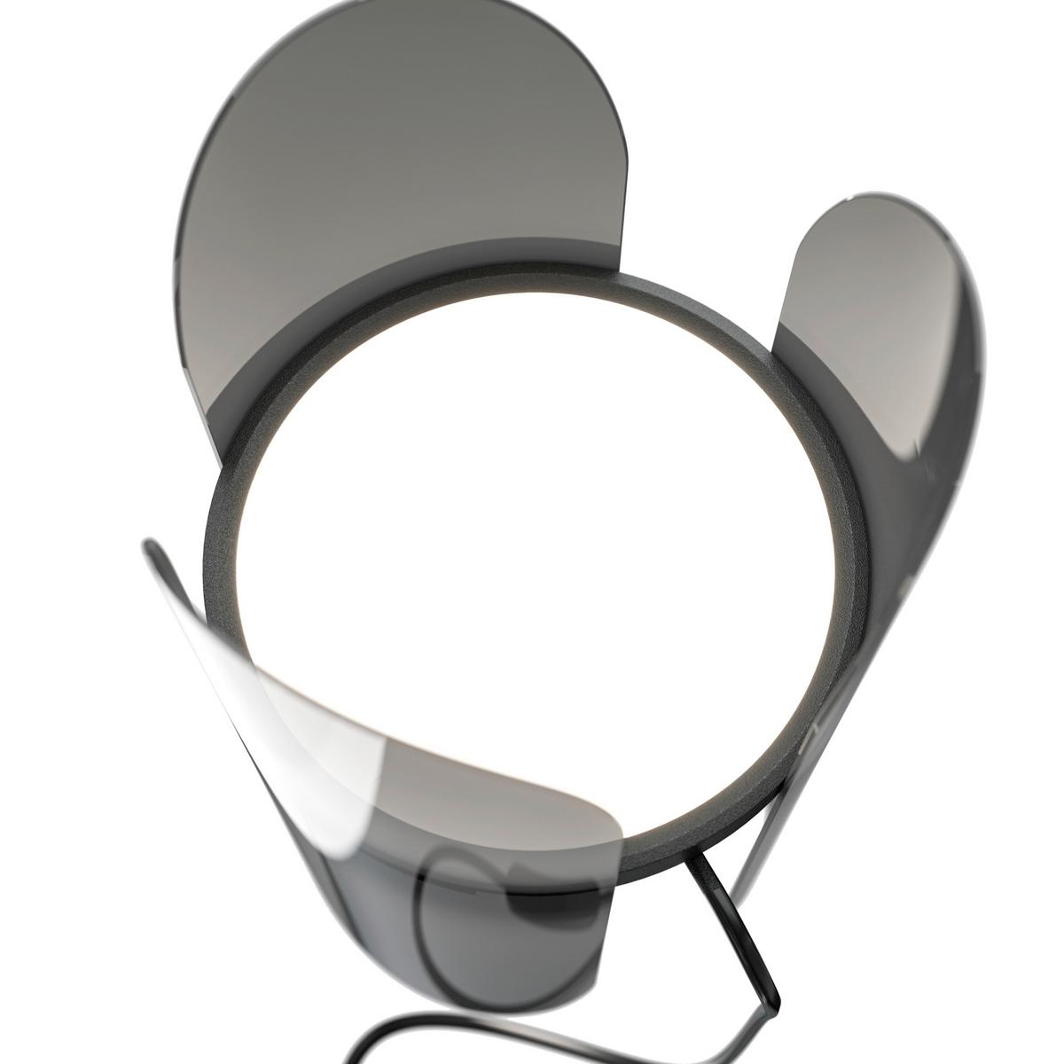 Tischleuchte Insight - Transparent/Schwarz, Trend, Kunststoff/Metall (15/30/15cm) - MAYTONI