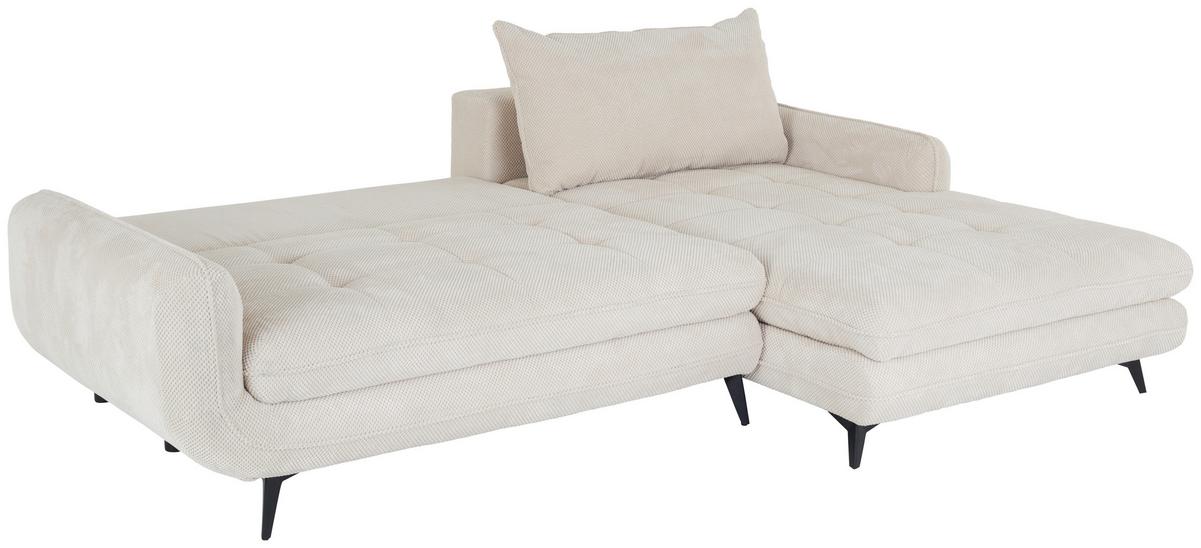 Sedacia súprava WAVE WAVE - čierna/béžová, Modern, kov/drevo (266/189cm)