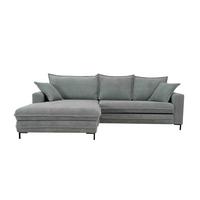 Ecksofa Armilla Grau S: 174x272 cm - Schwarz/Grau, Design, Textil (174/272cm) - MID.YOU