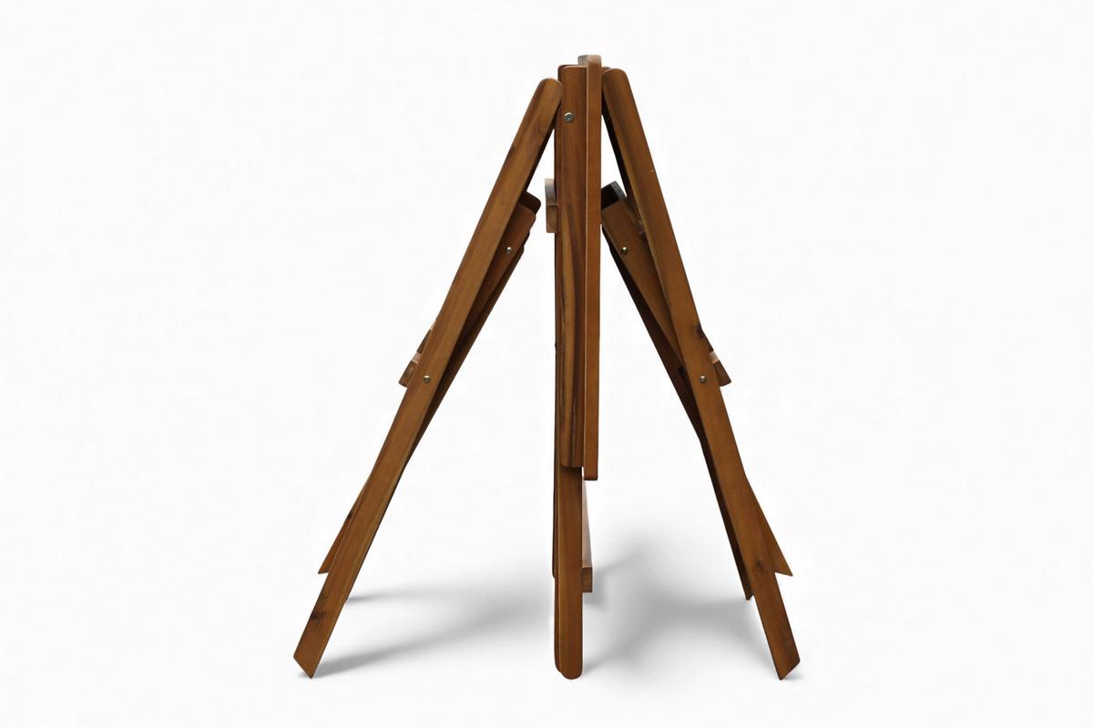 Balkonset, 3-teilig Akazie, klappbar - Hellbraun, Basics, Holz (60/60/72cm)