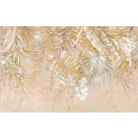 Vliestapete Coco Champagne - Multicolor, Basics (400/250cm) - Komar