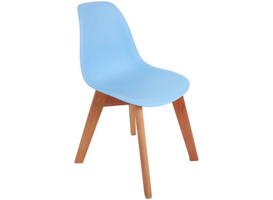 Kinderstuhl Bambino Hellblau - Birkefarben/Hellblau, MODERN, Holz/Kunststoff (30,5/57/36cm) - Ombra Kinderstuhl Bambino Hellblau - Birkefarben/Hellblau, MODERN, Holz/Kunststoff (30,5/57/36cm) - Ombra