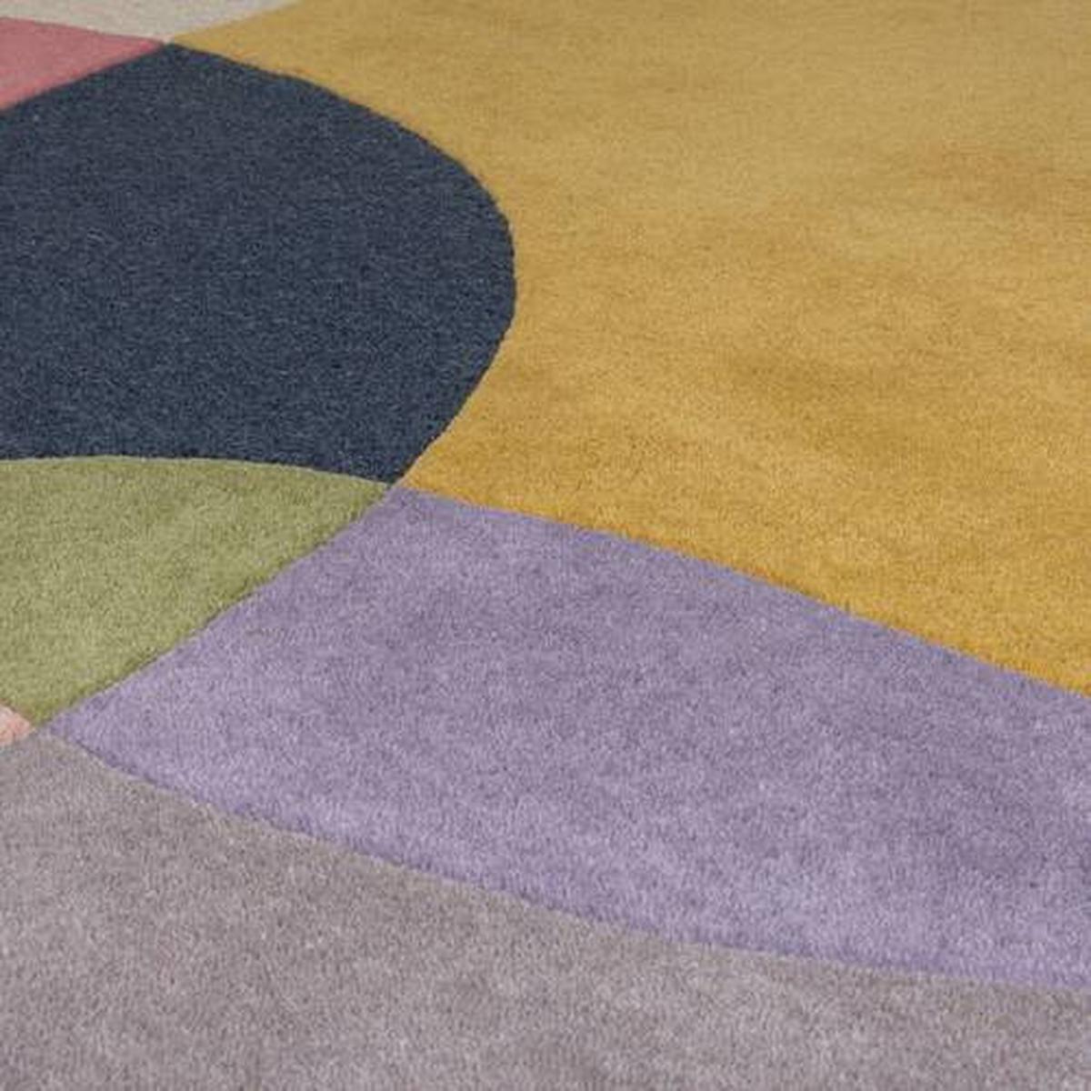 Wollteppich Wollteppich Multicolor B:170cm - Multicolor, Basics, Textil (170/120cm)