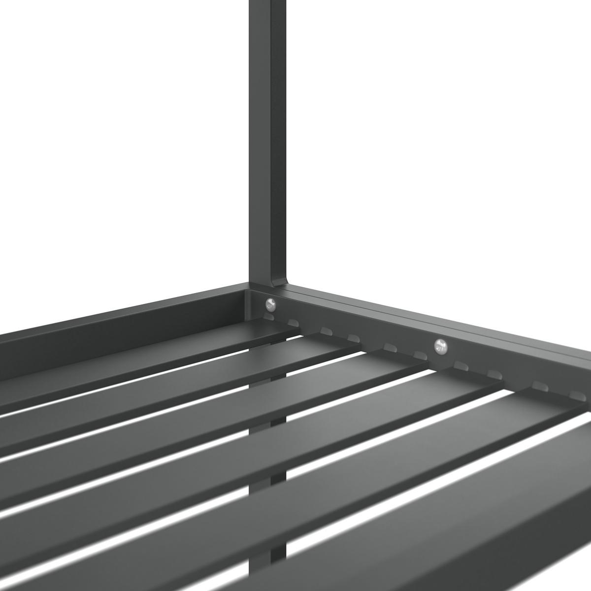 VENKOVNÍ KUCHYNĚ LEVI 1 - přírodní barvy/antracitová, Moderní, kov/plast (67cm)